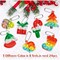 24 Pack Mini Pop Fidget Keychain for Toddler Kids Classroom Gifts - Christmas Party Favors for Kids Gifts for Christmas Stockings